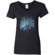 T-Shirts Black / S Mad Factory Women's V-Neck T-Shirt