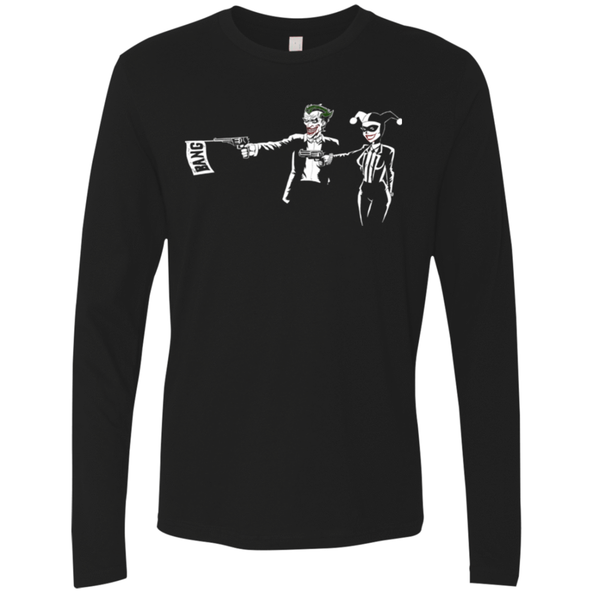 T-Shirts Black / Small Mad Fiction Men's Premium Long Sleeve