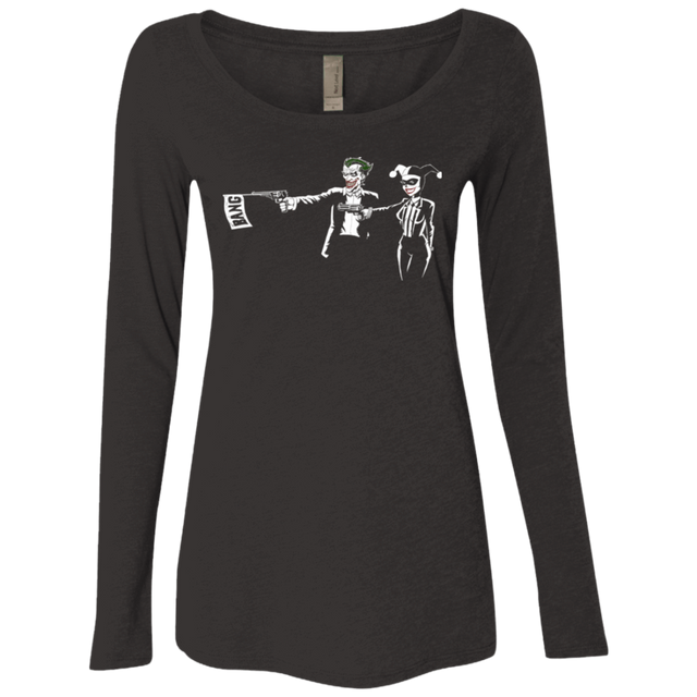 T-Shirts Vintage Black / Small Mad Fiction Women's Triblend Long Sleeve Shirt