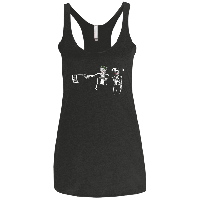 T-Shirts Vintage Black / X-Small Mad Fiction Women's Triblend Racerback Tank