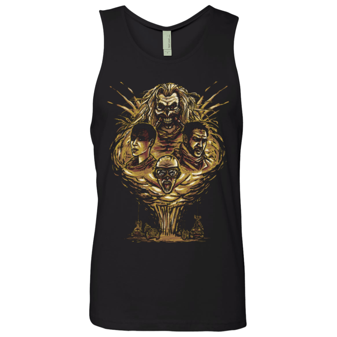 T-Shirts Black / Small Mad Fury Men's Premium Tank Top