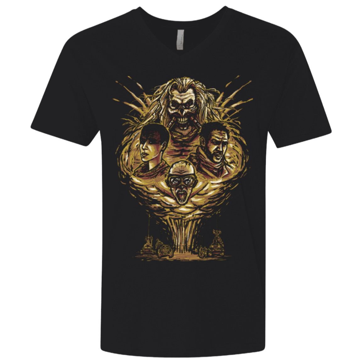T-Shirts Black / X-Small Mad Fury Men's Premium V-Neck