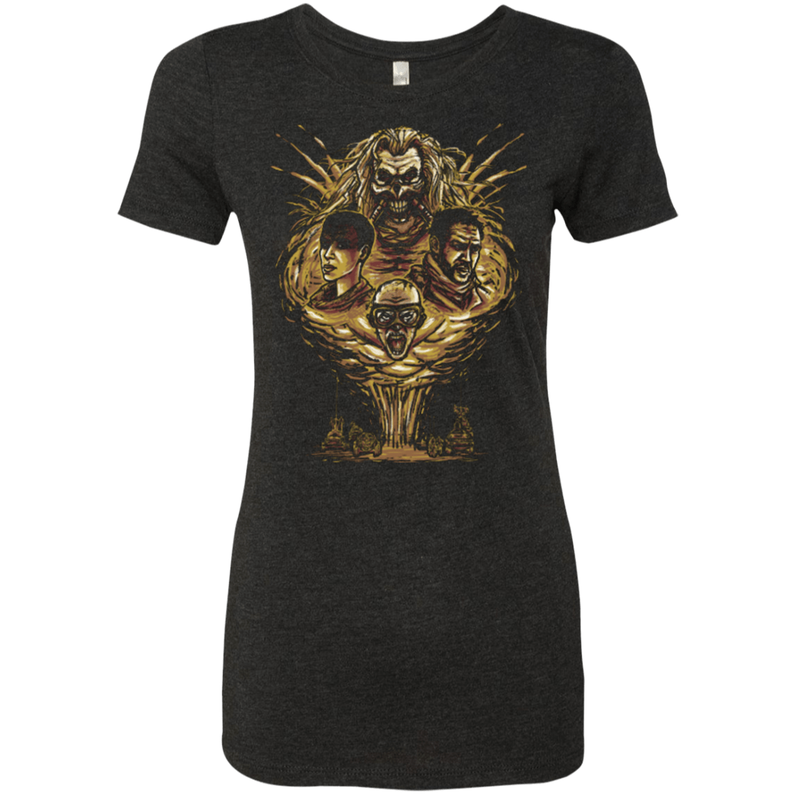 T-Shirts Vintage Black / Small Mad Fury Women's Triblend T-Shirt