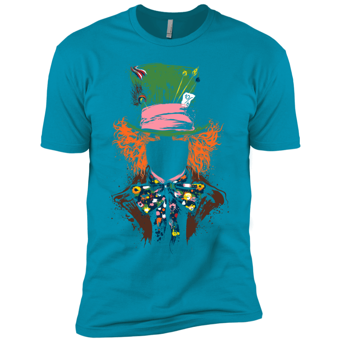 T-Shirts Turquoise / YXS Mad Hatter Boys Premium T-Shirt
