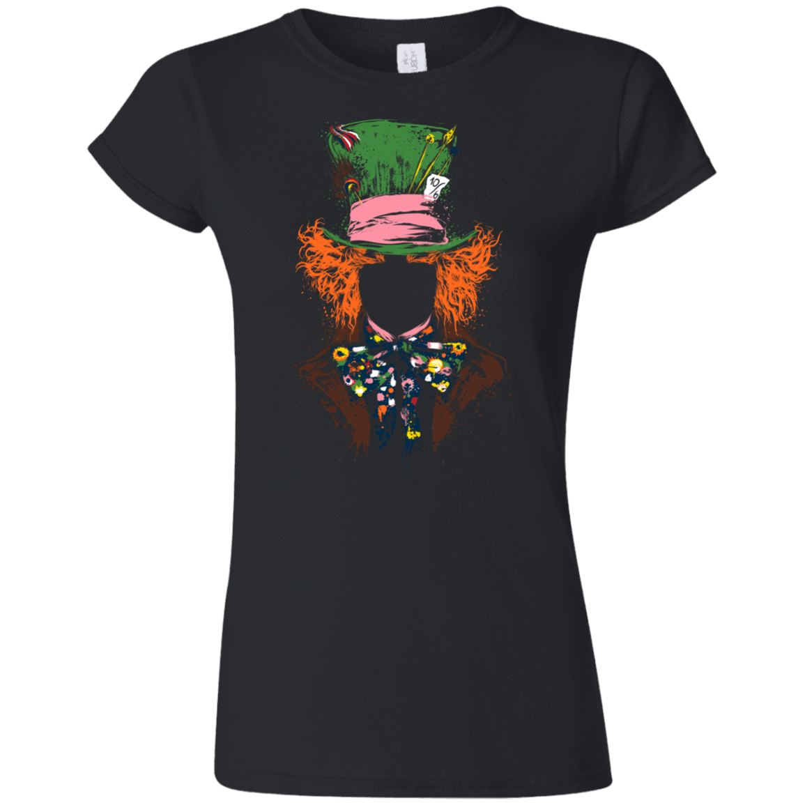 T-Shirts Black / S Mad Hatter Junior Slimmer-Fit T-Shirt