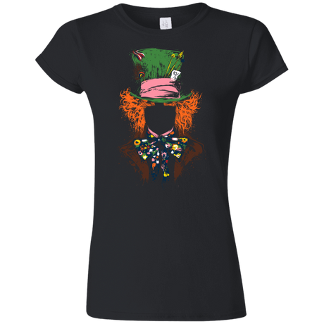 T-Shirts Black / S Mad Hatter Junior Slimmer-Fit T-Shirt