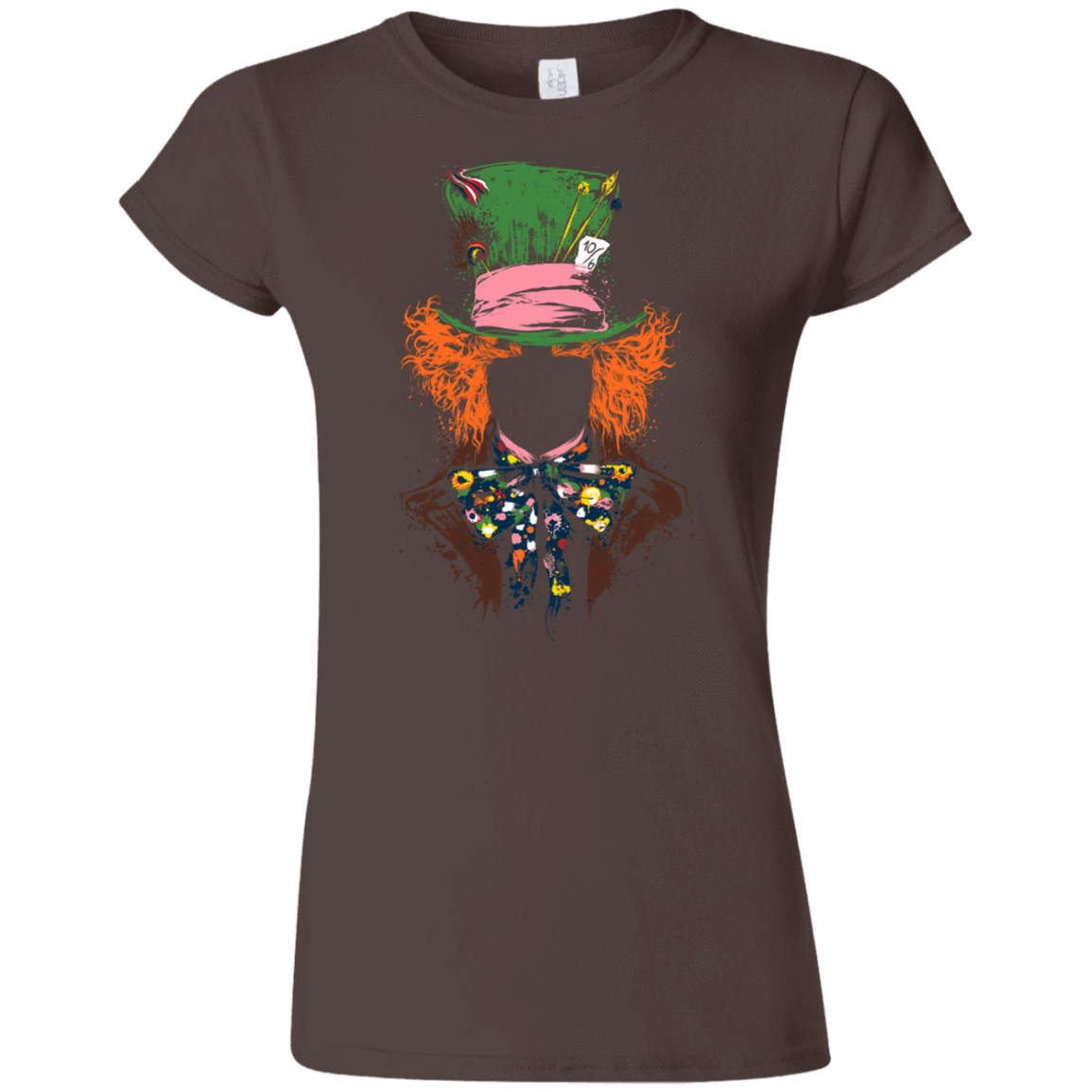 T-Shirts Dark Chocolate / S Mad Hatter Junior Slimmer-Fit T-Shirt