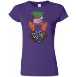 T-Shirts Purple / S Mad Hatter Junior Slimmer-Fit T-Shirt