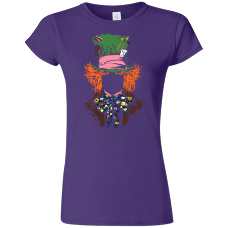 T-Shirts Purple / S Mad Hatter Junior Slimmer-Fit T-Shirt