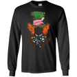 T-Shirts Black / S Mad Hatter Men's Long Sleeve T-Shirt