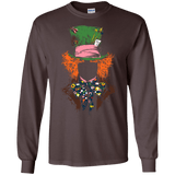 T-Shirts Dark Chocolate / S Mad Hatter Men's Long Sleeve T-Shirt