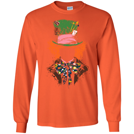 T-Shirts Orange / S Mad Hatter Men's Long Sleeve T-Shirt