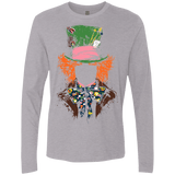 T-Shirts Heather Grey / S Mad Hatter Men's Premium Long Sleeve