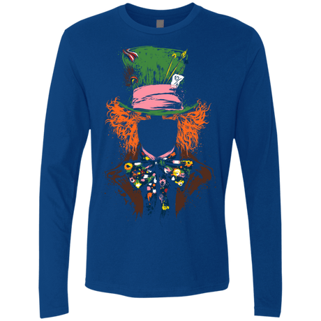 T-Shirts Royal / S Mad Hatter Men's Premium Long Sleeve
