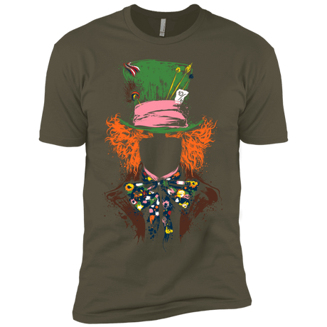 T-Shirts Military Green / X-Small Mad Hatter Men's Premium T-Shirt