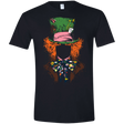 T-Shirts Black / X-Small Mad Hatter Men's Semi-Fitted Softstyle