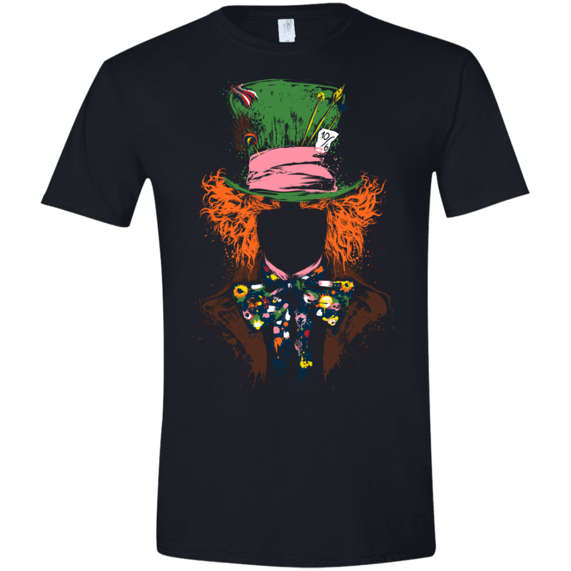 T-Shirts Black / X-Small Mad Hatter Men's Semi-Fitted Softstyle