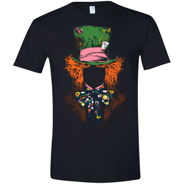 T-Shirts Black / X-Small Mad Hatter Men's Semi-Fitted Softstyle