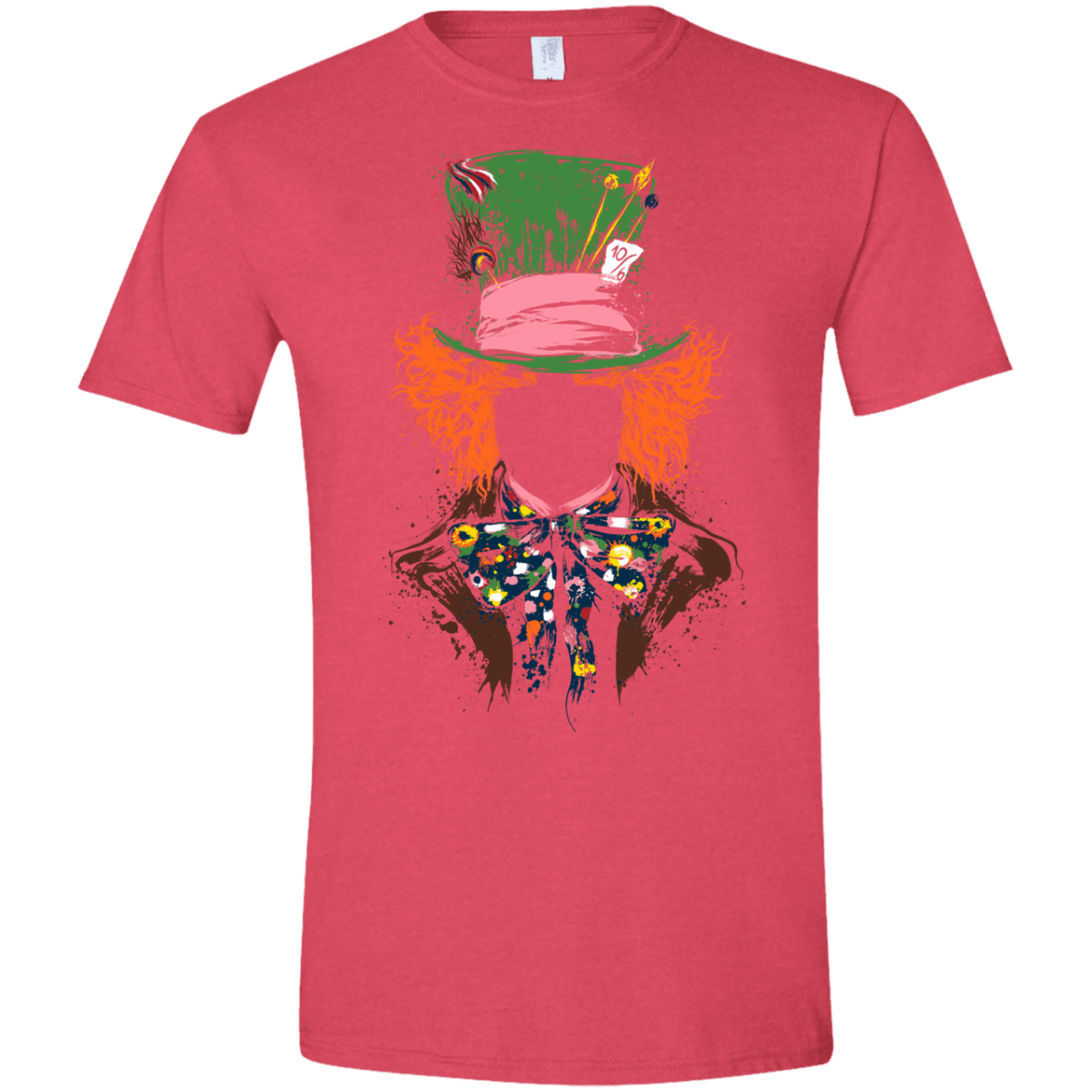 T-Shirts Heather Red / S Mad Hatter Men's Semi-Fitted Softstyle