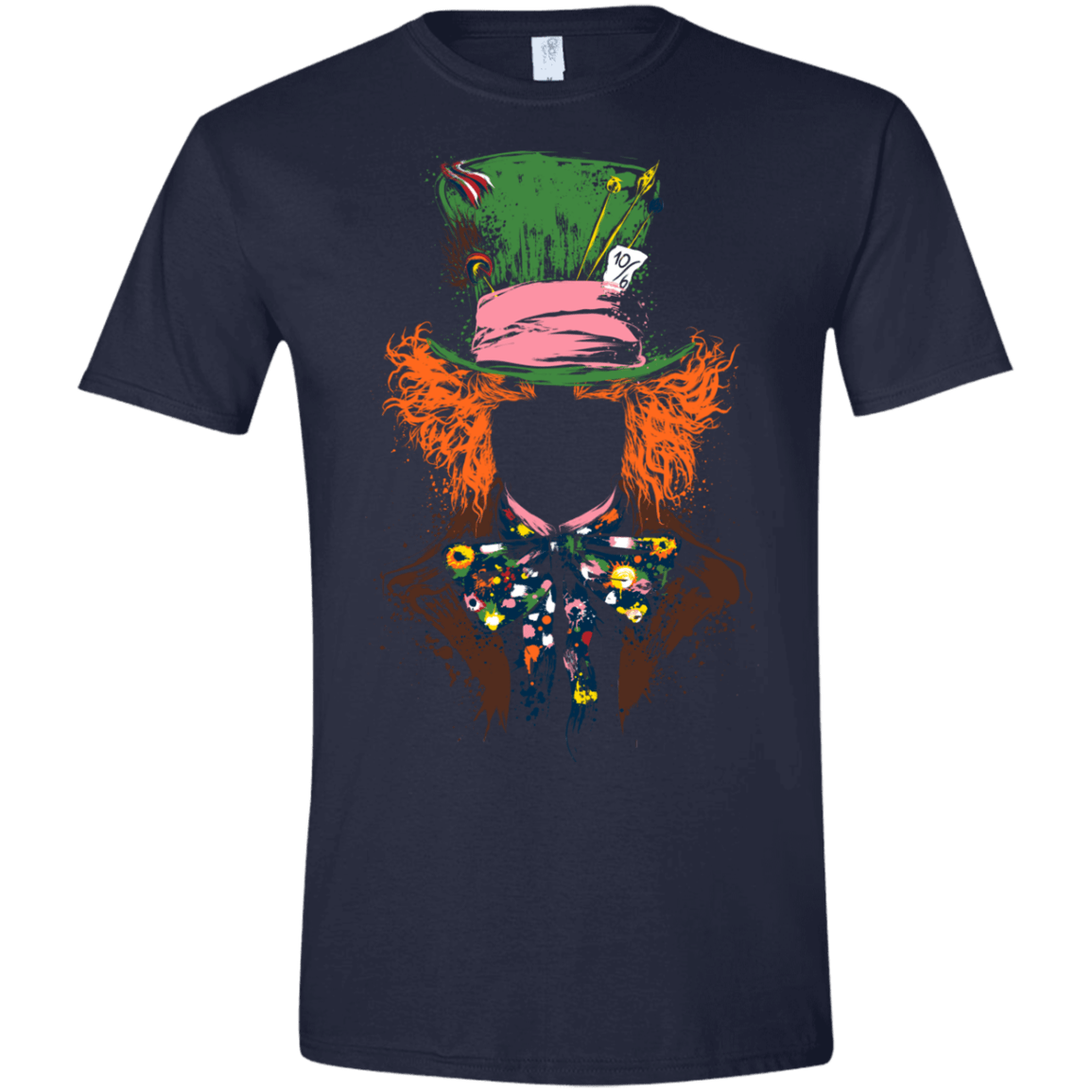 T-Shirts Navy / X-Small Mad Hatter Men's Semi-Fitted Softstyle
