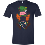T-Shirts Navy / X-Small Mad Hatter Men's Semi-Fitted Softstyle