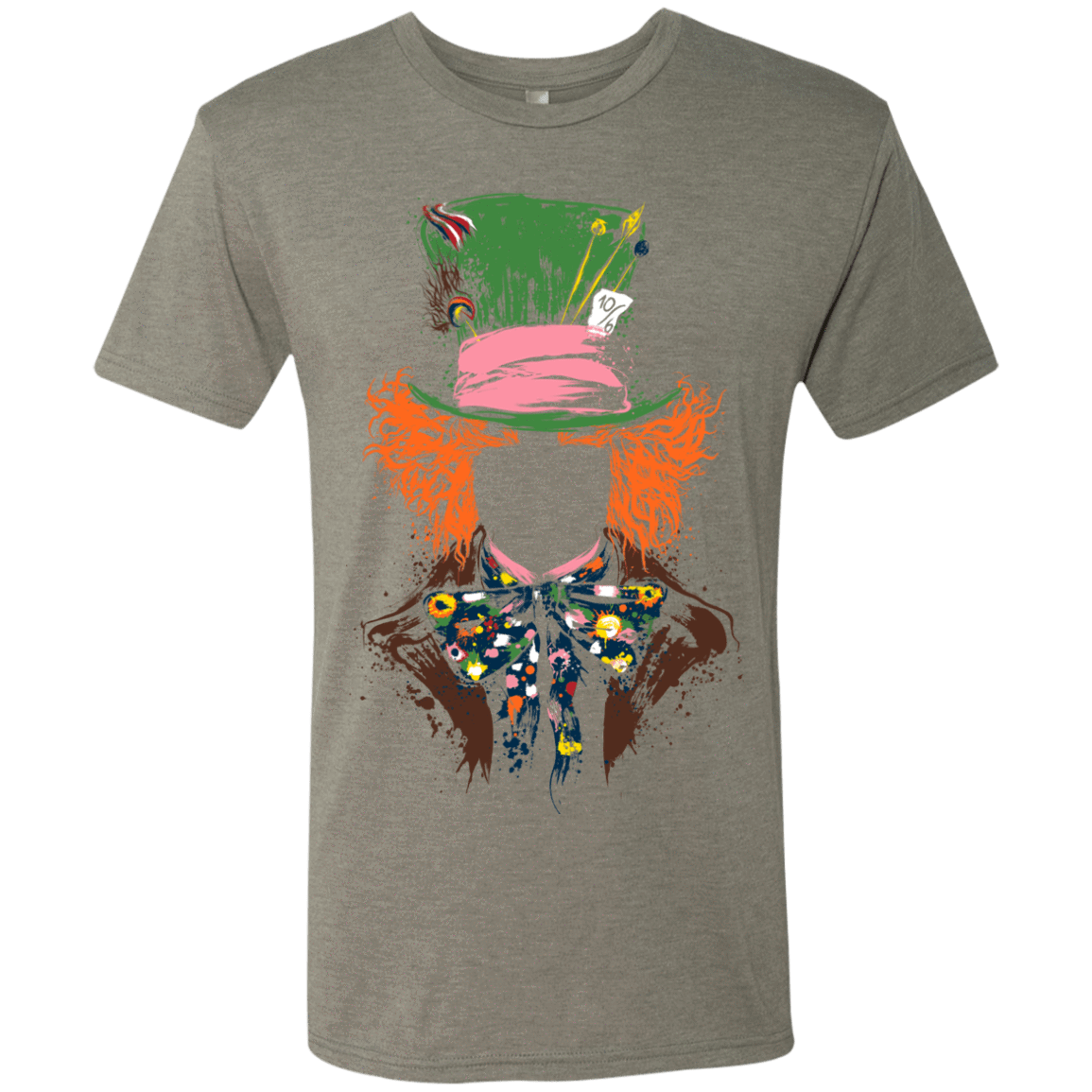 T-Shirts Venetian Grey / S Mad Hatter Men's Triblend T-Shirt