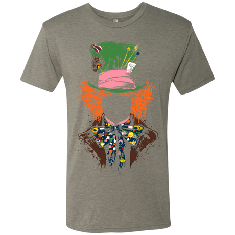 T-Shirts Venetian Grey / S Mad Hatter Men's Triblend T-Shirt
