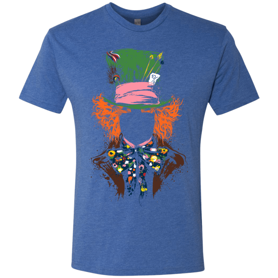 T-Shirts Vintage Royal / S Mad Hatter Men's Triblend T-Shirt