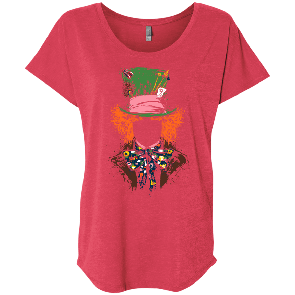 Mad Hatter Triblend Dolman Sleeve