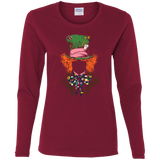 T-Shirts Cardinal / S Mad Hatter Women's Long Sleeve T-Shirt
