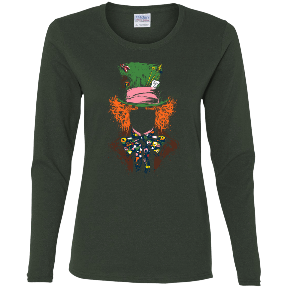 T-Shirts Forest / S Mad Hatter Women's Long Sleeve T-Shirt