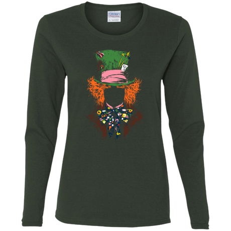T-Shirts Forest / S Mad Hatter Women's Long Sleeve T-Shirt