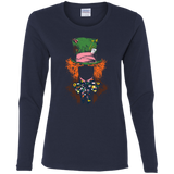 T-Shirts Navy / S Mad Hatter Women's Long Sleeve T-Shirt