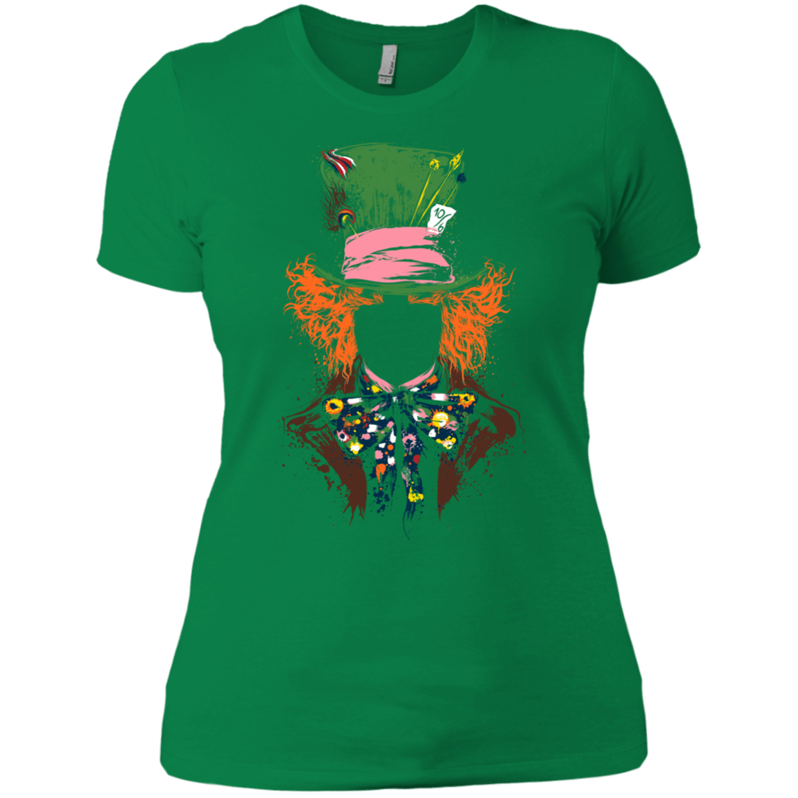 T-Shirts Kelly Green / X-Small Mad Hatter Women's Premium T-Shirt
