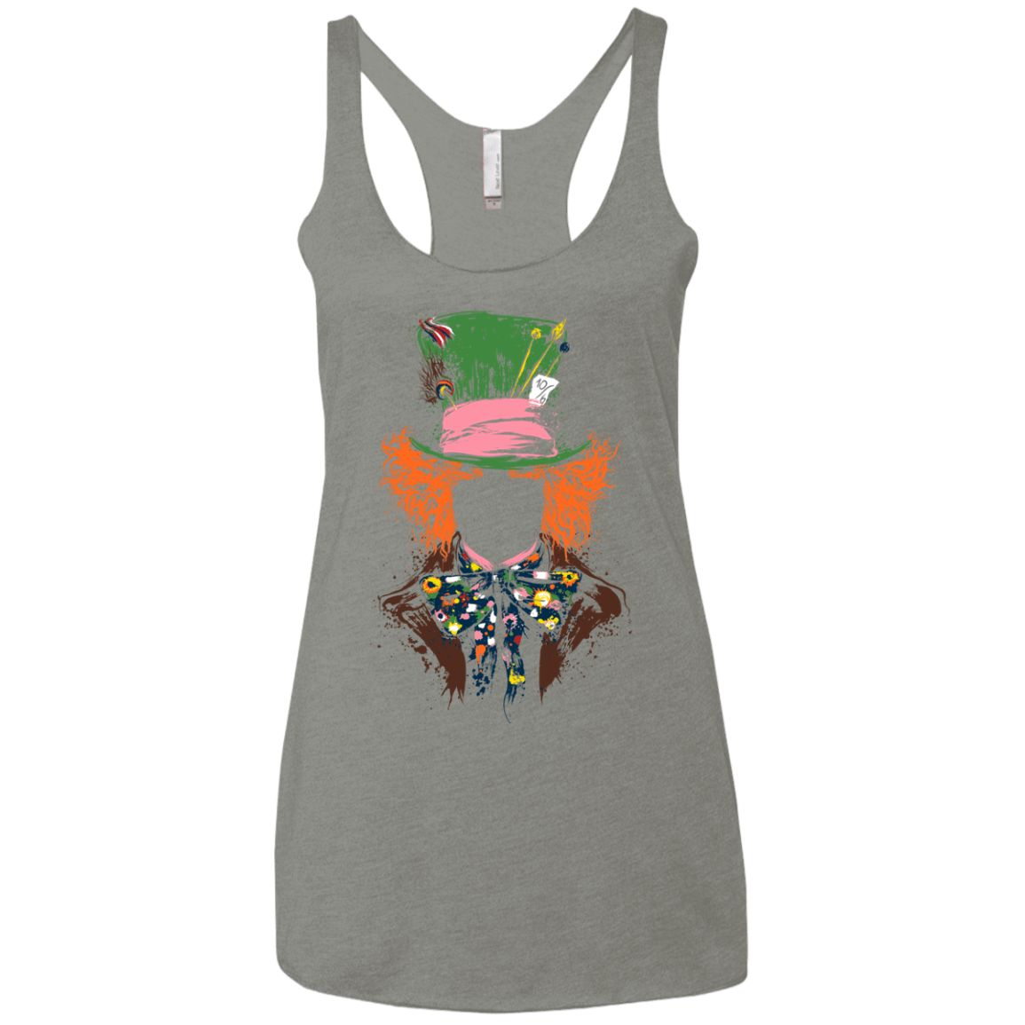 Mad Hatter Women's Triblend Racerback Tank