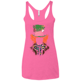 T-Shirts Vintage Pink / X-Small Mad Hatter Women's Triblend Racerback Tank