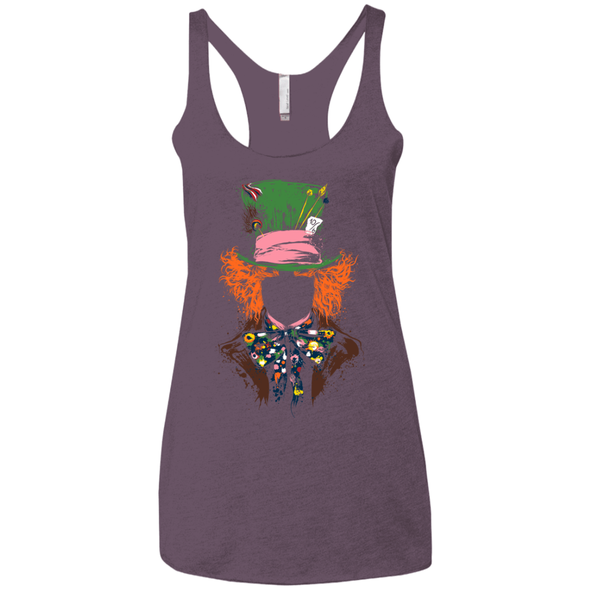 Mad Hatter Women's Triblend Racerback Tank