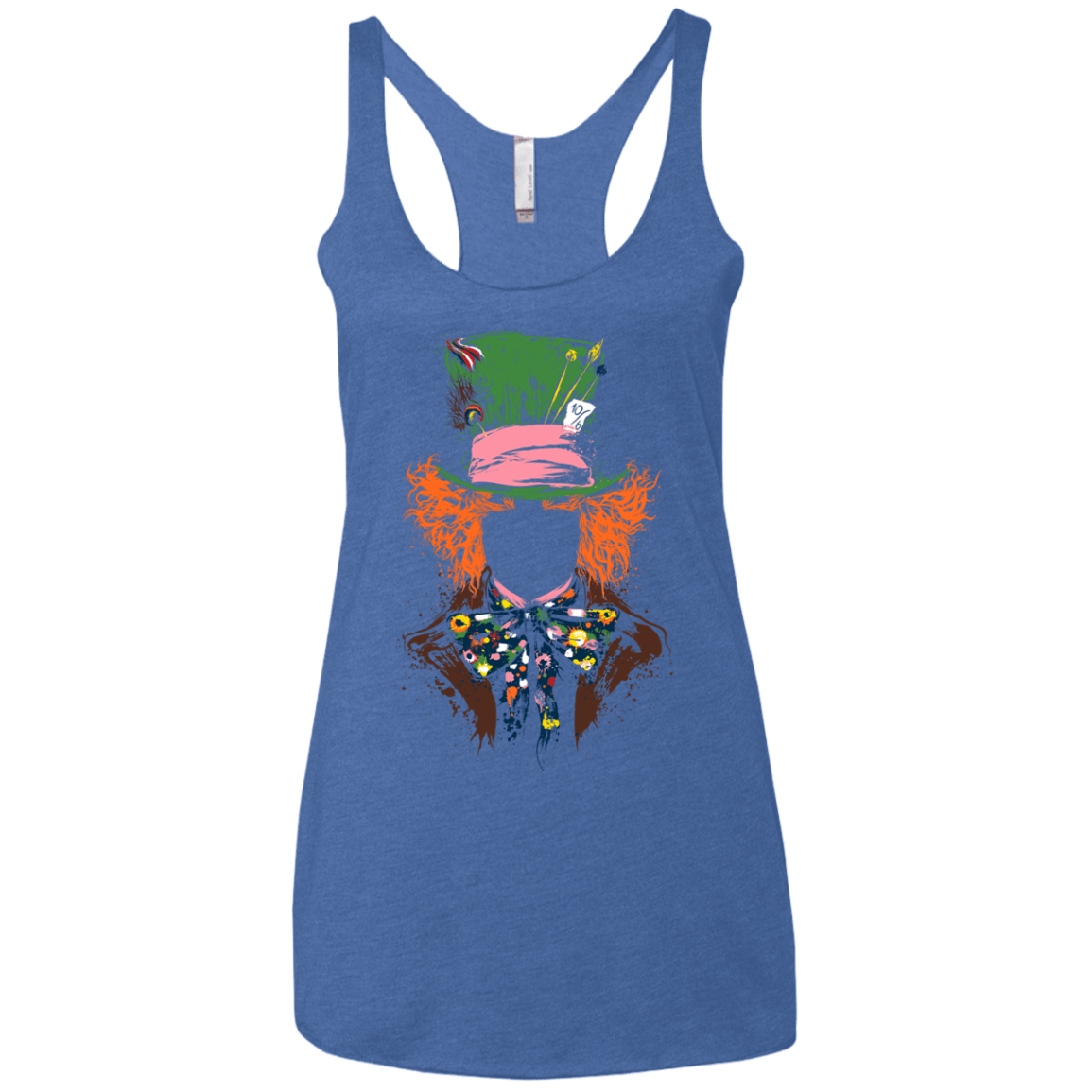 Mad Hatter Women's Triblend Racerback Tank