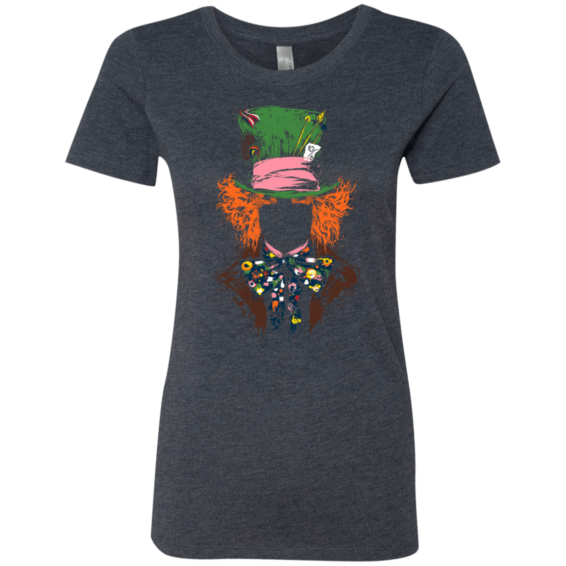 T-Shirts Vintage Navy / S Mad Hatter Women's Triblend T-Shirt