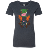 T-Shirts Vintage Navy / S Mad Hatter Women's Triblend T-Shirt