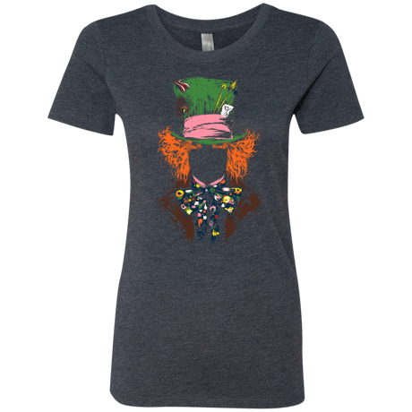 T-Shirts Vintage Navy / S Mad Hatter Women's Triblend T-Shirt
