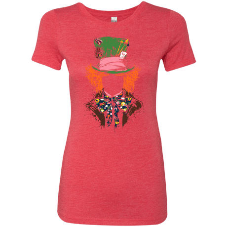 T-Shirts Vintage Red / S Mad Hatter Women's Triblend T-Shirt