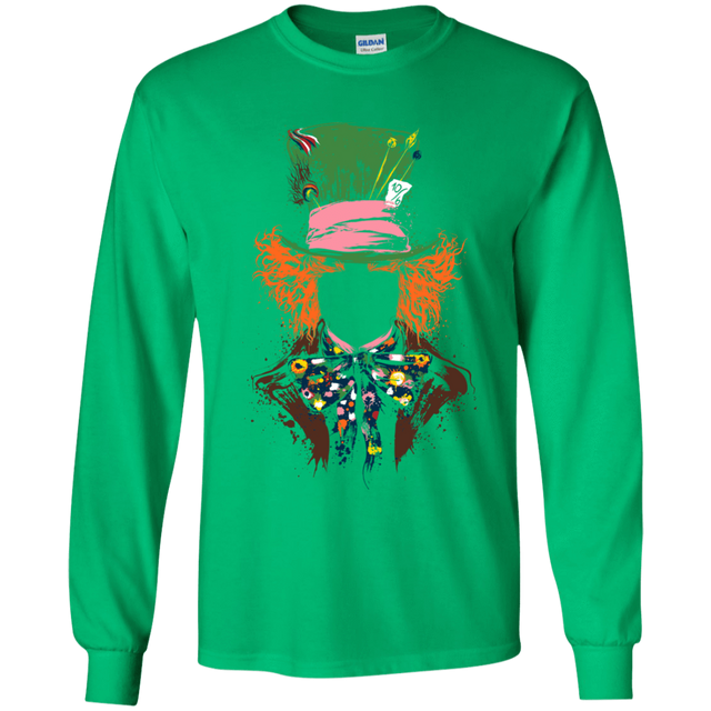T-Shirts Irish Green / YS Mad Hatter Youth Long Sleeve T-Shirt