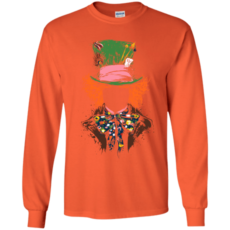 T-Shirts Orange / YS Mad Hatter Youth Long Sleeve T-Shirt