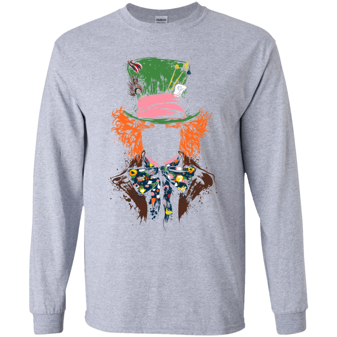 T-Shirts Sport Grey / YS Mad Hatter Youth Long Sleeve T-Shirt