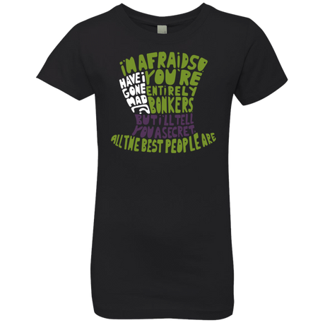 T-Shirts Black / YXS MAD HATTER2 Girls Premium T-Shirt