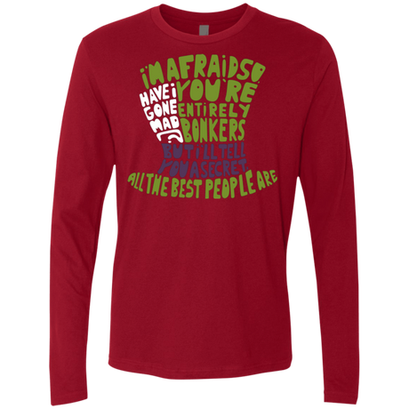 T-Shirts Cardinal / Small MAD HATTER2 Men's Premium Long Sleeve