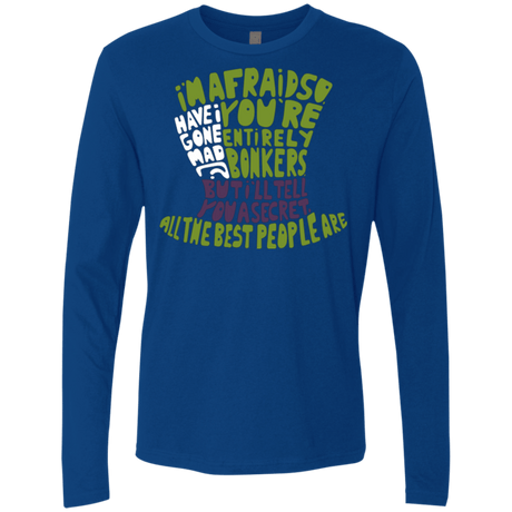 T-Shirts Royal / Small MAD HATTER2 Men's Premium Long Sleeve