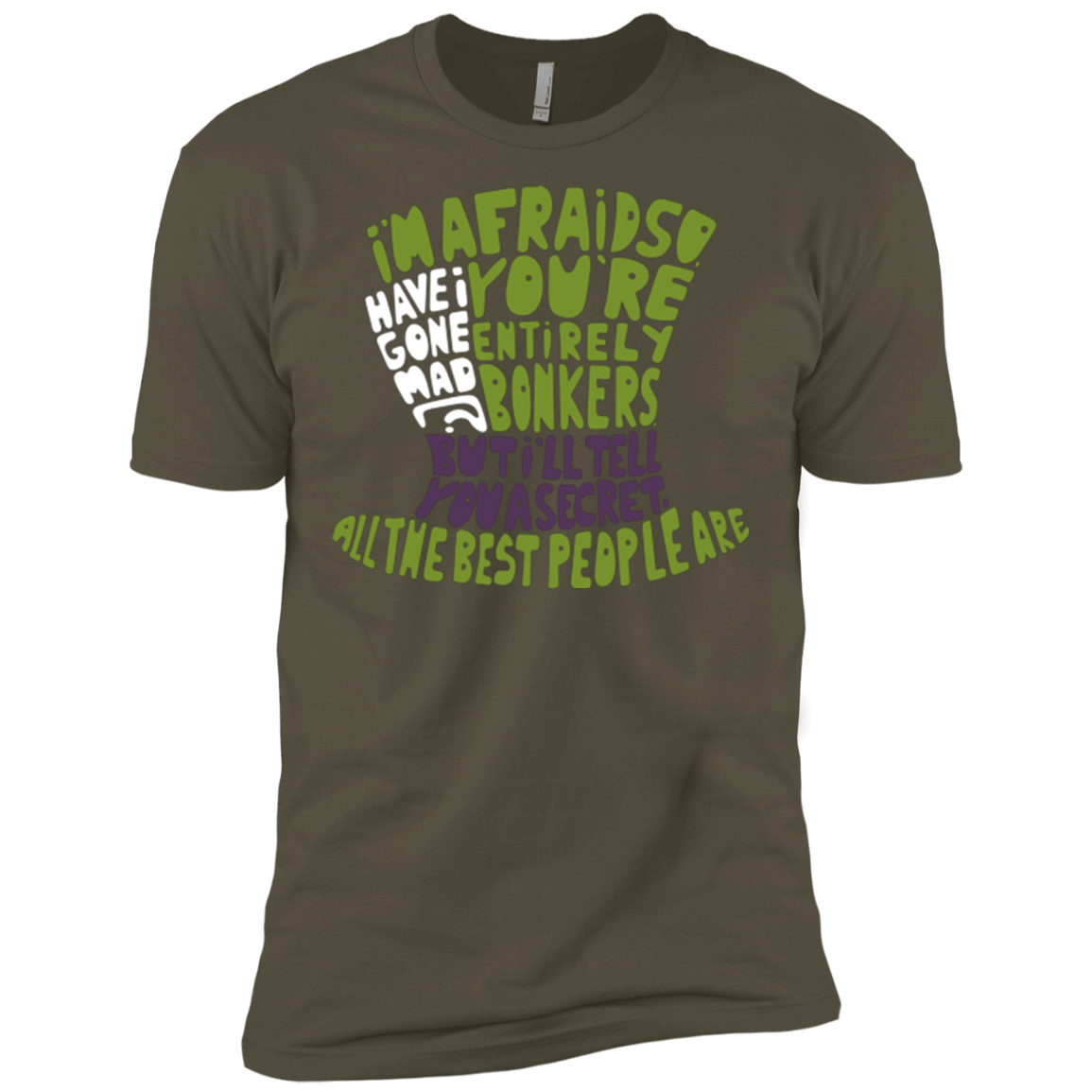T-Shirts Military Green / X-Small MAD HATTER2 Men's Premium T-Shirt