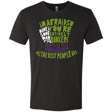 T-Shirts Vintage Black / Small MAD HATTER2 Men's Triblend T-Shirt